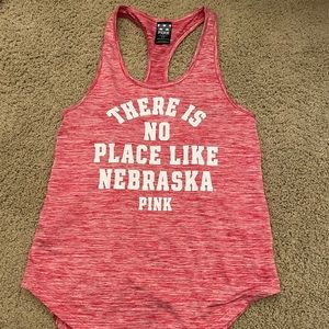 PINK Husker tank top